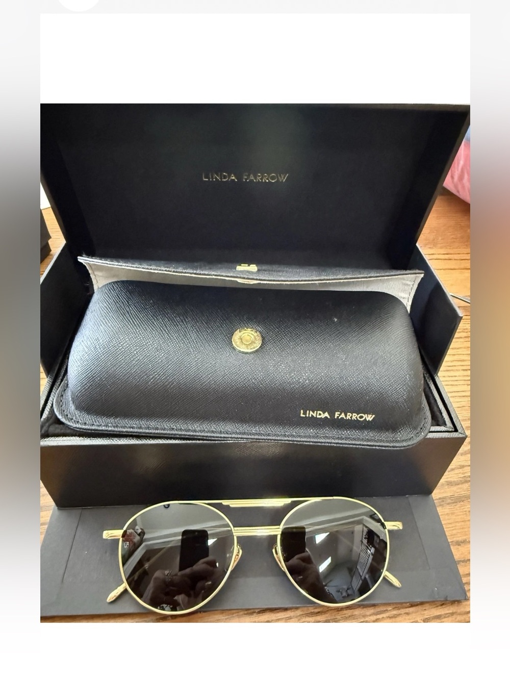 NIB LINDA FARROW LFL046C1SUN Sunglasses